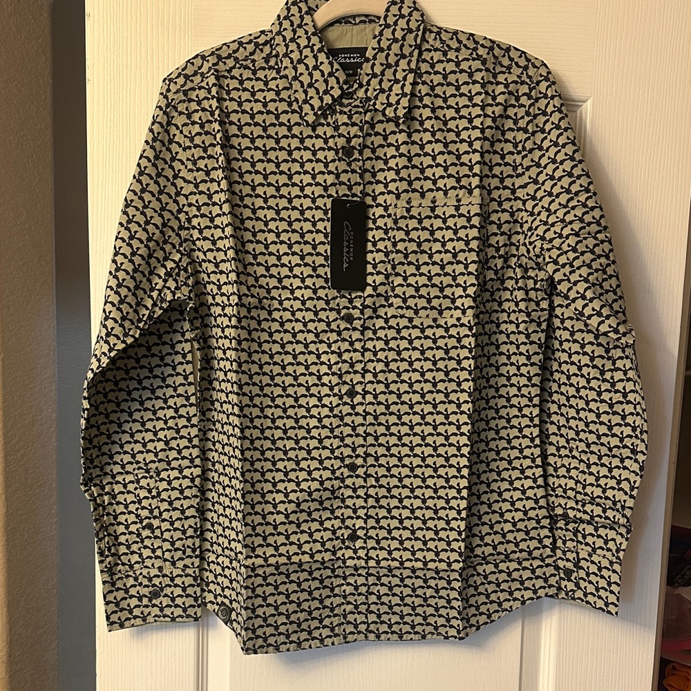 Pokémon Classics Lugia Fitted Dress Shirt - Men